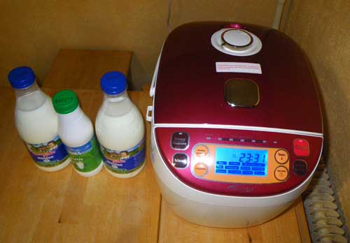 Мультиварка Brand 37501 - приготовление йогурта
